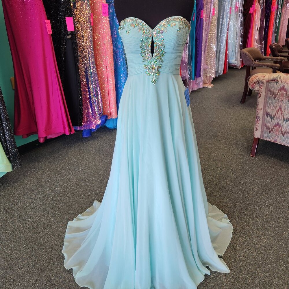 Mori Lee 95103 Sea Foam Size 8 Prom Dress/Formal Gown